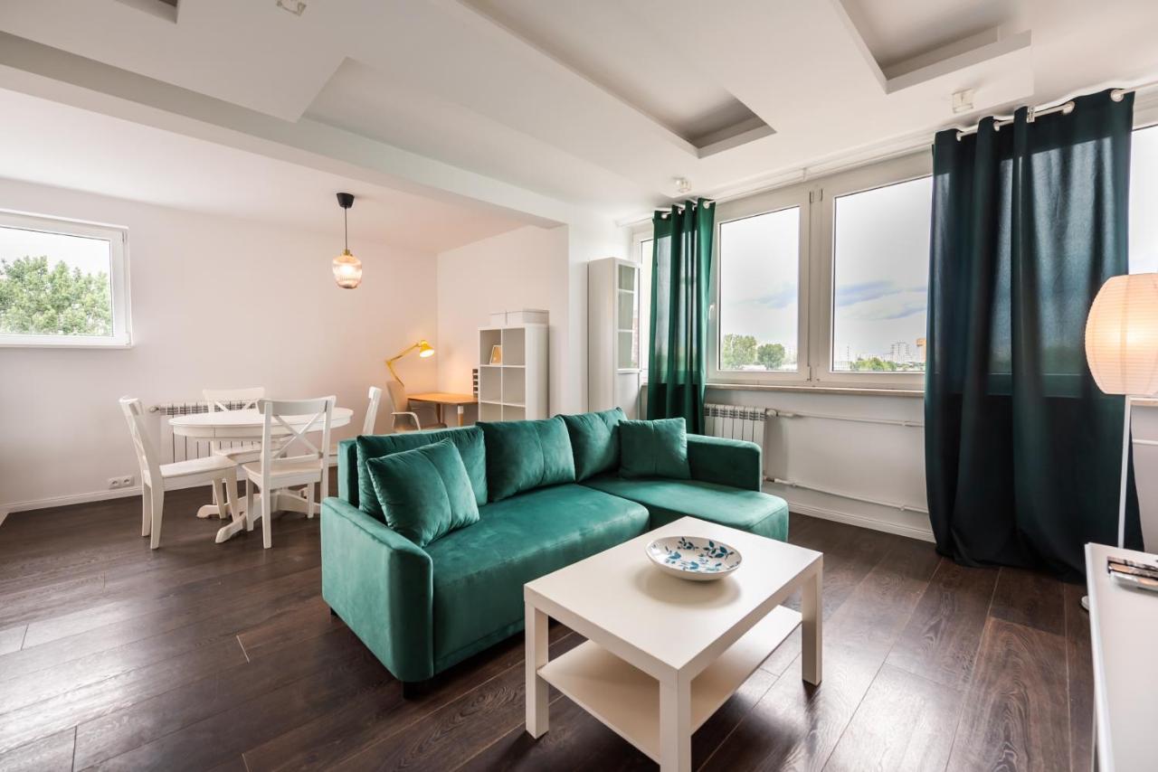 Saska Kepa Green Apartment Varšava Exteriér fotografie