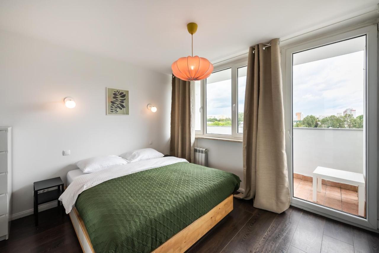 Saska Kepa Green Apartment Varšava Exteriér fotografie